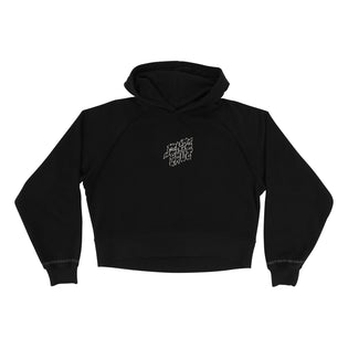 Razor Stacked Strip Womens Santa Cruz Hoodie Washed Black