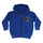 Wave Dot Santa Cruz Kids Zip Hoodie Royal w/Dust