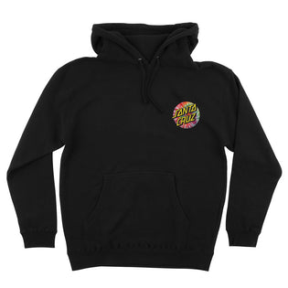Tie Dye Dot Mens Santa Cruz Hoodie Black