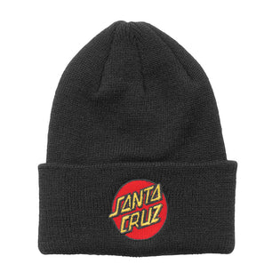 Classic Dot Kids Santa Cruz Beanie Black