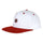 Cruz Label Snapback Santa Cruz Hat White/Red