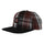 Cruz Label Snapback Santa Cruz Hat Maroon Plaid