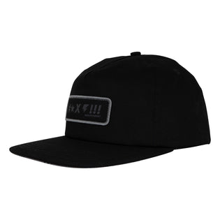 Exclamation Snapback Independent Hat Black