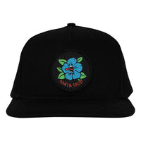 44442294_154833_79207_screaming_hibiscus_snapback_structured_unisex_santa_cruz_hat_color_black 
