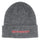Groundwork Independent Beanie Grey Hthr/Red