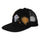 Bonehead Flame Creature Trucker Hat Greasy Black