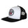 Dressen Skull Rose Independent Snapback Hat White/Black