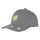 Opus Dot Embroidered Snapback Santa Cruz Hat Grey w/Yellow
