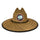 Ringed Homebreak Santa Cruz Straw Sun Hat Natural