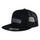 Sand Cast Snapback Independent Hat Black