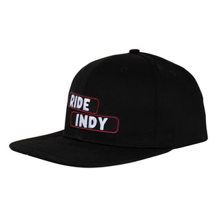 Sticker Slap Snapback Independent Hat Black