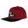 Sticker Slap Snapback Independent Hat Maroon/Black