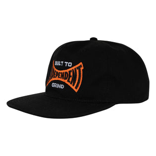 Built To Grind Span Snapback Independent Hat Black