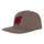 Plasma Stacked Strip Snapback Santa Cruz Hat Khaki