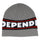 Bar Logo Independent Skull Beanie Grey