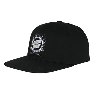 Forging Dot Santa Cruz Snapback Hat Black