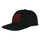 Pay Off Stack Strip Santa Cruz Snapback Hat Black