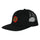 Cruz Embroidered Santa Cruz Snapback Hat Black