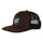 Cruz Embroidered Santa Cruz Snapback Hat Brown/Black