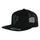Black Out OJ Snapback Hat Black