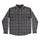 Belmont Mens Independent Longsleeve Flannel Shirt Black/Grey