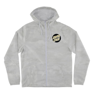Cruz Hooded Mens Santa Cruz Windbreaker Black
