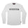 Bar Logo Waffle Thermal Mens Independent Longsleeve T-Shirt White