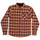 Classic Mens Santa Cruz Longsleeve Flannel Shirt Red Plaid
