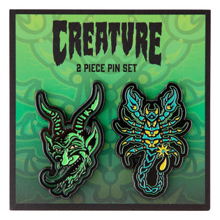 Hellion Creature 2X Pin Set Green/Black