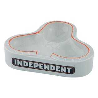 Turf Clover Bowl Independent Ceramic Valet Grey/Orange