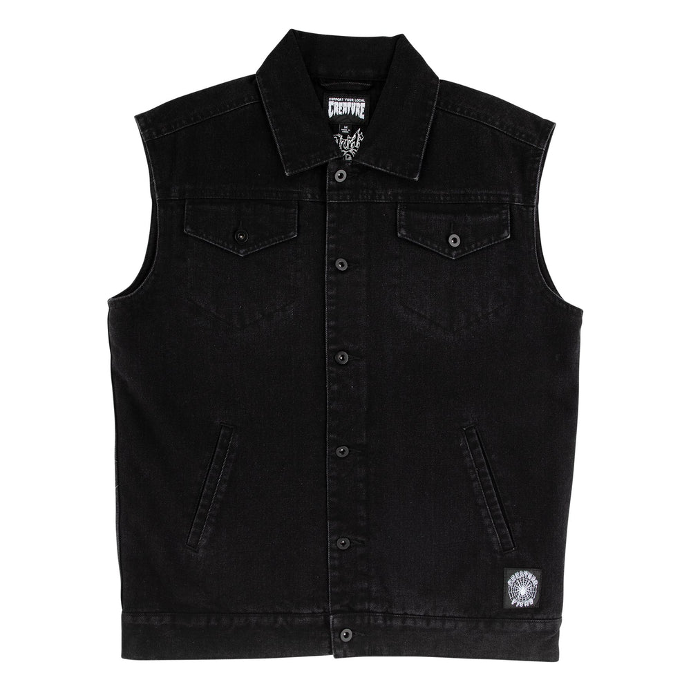 Resurrection Denim Vest | Men's Apparel | Creature Canada