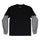 Bar Logo Mens Independent Longsleeve Thermal Black/Hthr
