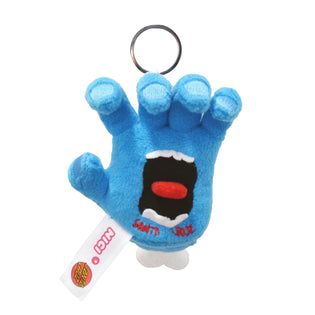 Screaming Hand Santa Cruz Keychain Blue