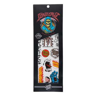 Tatted Santa Cruz Temporary Tattoo Set Multi