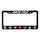 Classic Logos Santa Cruz License Plate Frame Black