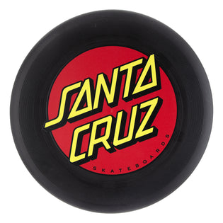 Classic Dot Santa Cruz Flying Disc Black