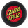 Classic Dot Santa Cruz Flying Disc Black