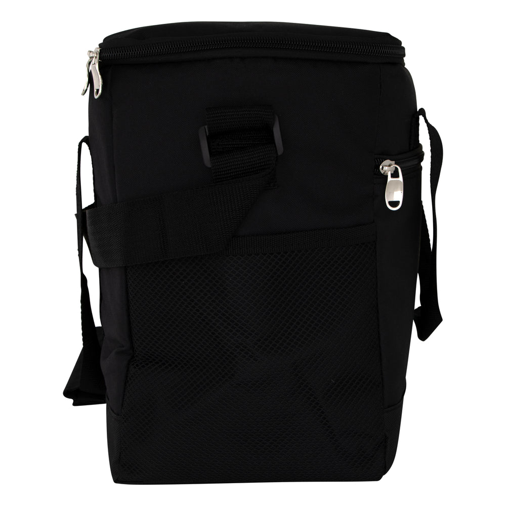 sakula Men's Zip-D-Sling backpack in check-jacquard shell | Black | Diesel