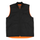 BTG Mens Independent Reversible Work Vest Black/Orange
