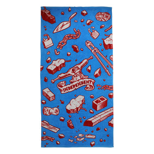 Under The Bridge Independent Beach Towel Blue/Red