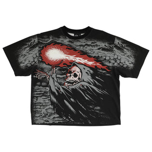 O'Brien Reaper Mens Santa Cruz All Over Print T-Shirt Black