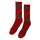 Spiral Skull Mens Creature Socks Burgundy