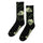 Spiral Skull Mens Creature Socks Black