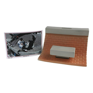 China Banks Independent Coin Bank Cement Grey