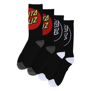 Big Cruz Mens Santa Cruz Socks X2 Pairs White/Army Multi