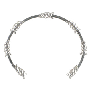 Barbed Santa Cruz Metal Brecelet Silver