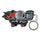 Santa Cruz Presents Keychain Silver