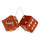Banner Heart Santa Cruz Hanging Dice Set Red