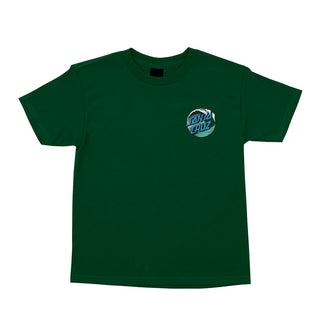 Wave Dot Youth Santa Cruz T-Shirt Black