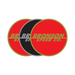 Spot Logo Flash 3in Bronson Speed Co. Stickers (25 Pack) Assorted Color